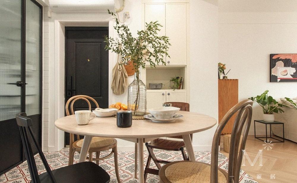 平层丨【一米家居】75㎡自然混搭-10