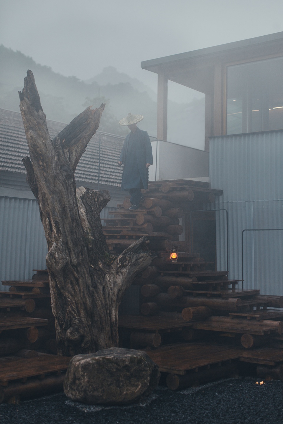 《鹞子落》 | 长城脚下的游戏民宿设计-99