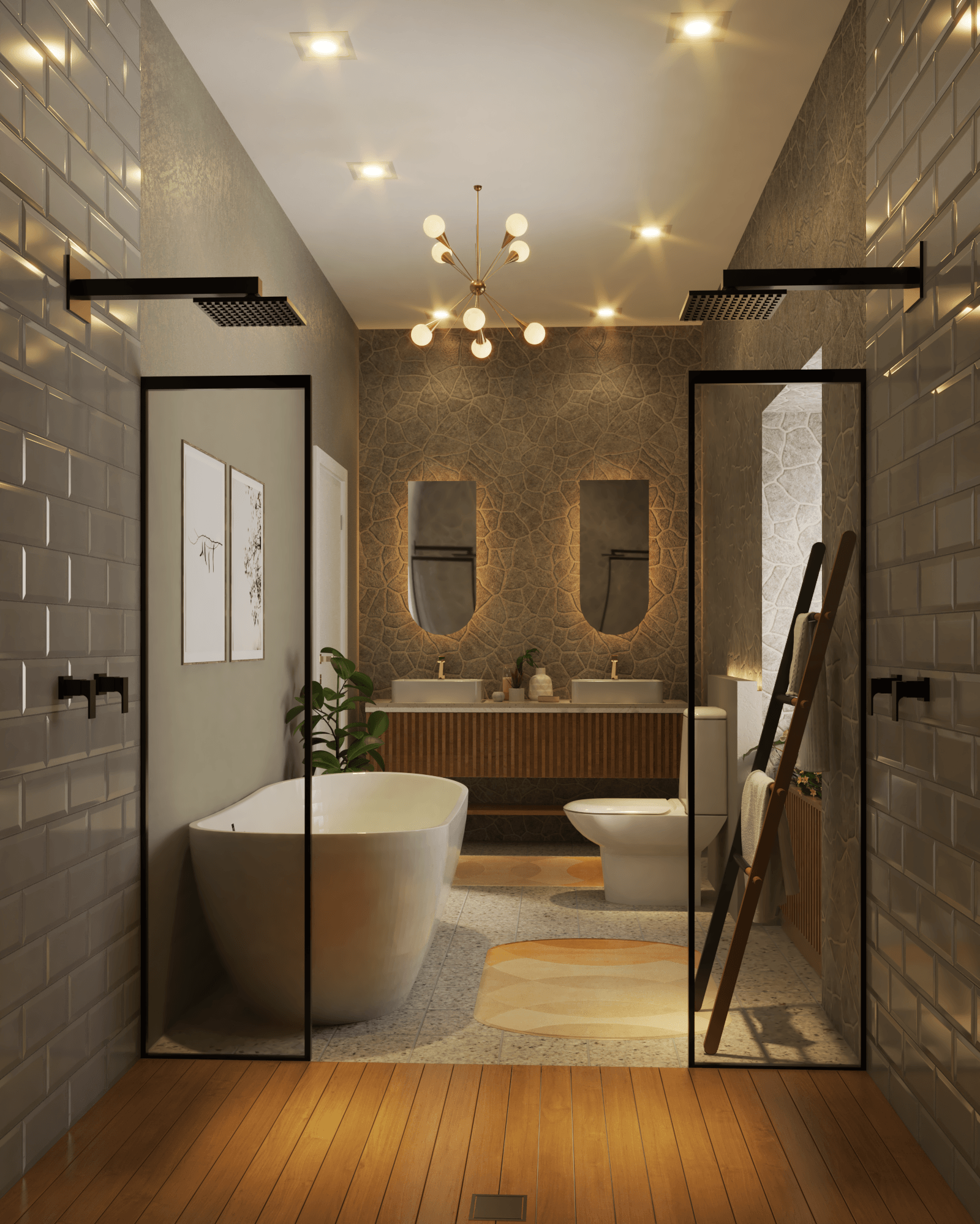 Where Stone Meets Comfort: A Master Bathroom Renovation-11