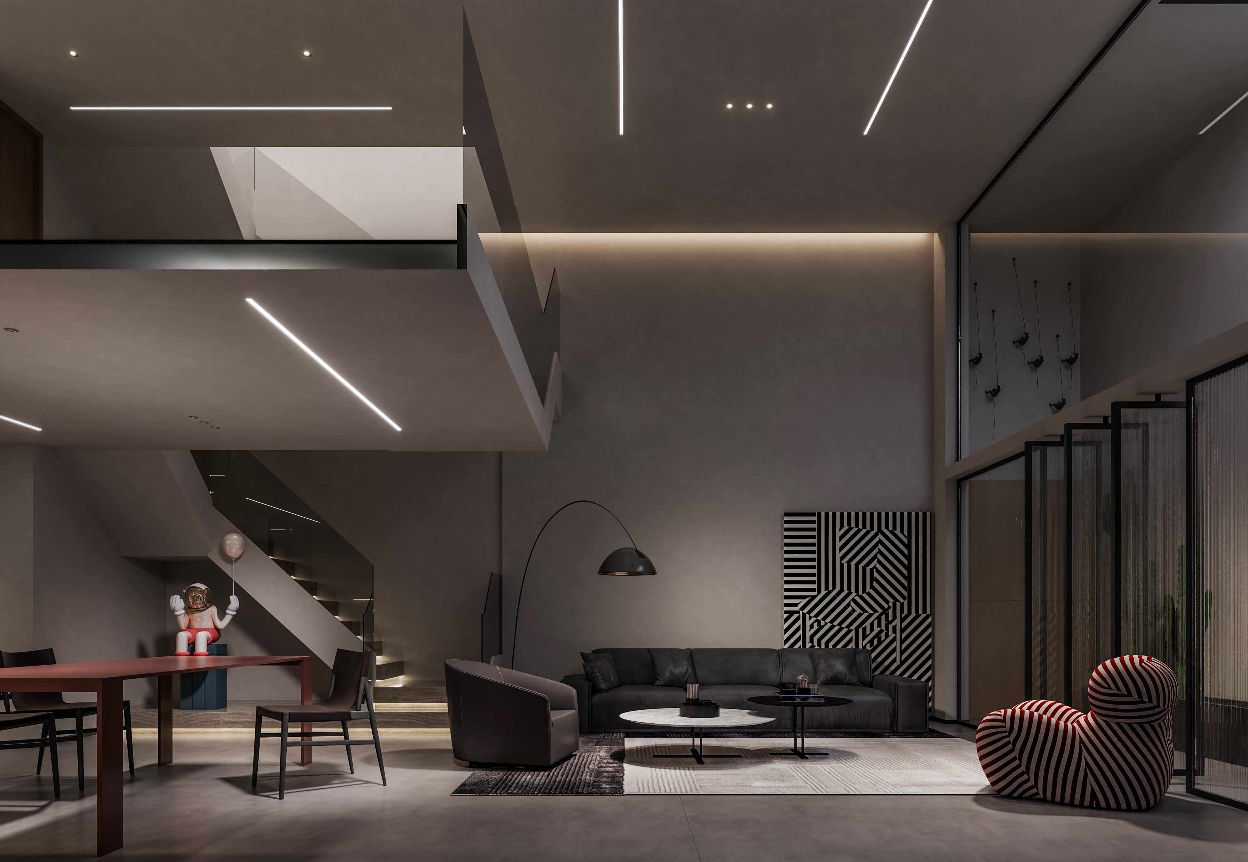 现代风格层住宅设计丨筑荣视觉-11