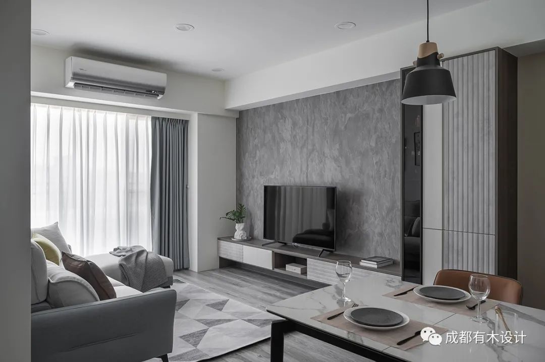 2023 年现代风微侘寂感住所设计典范丨欧德-22