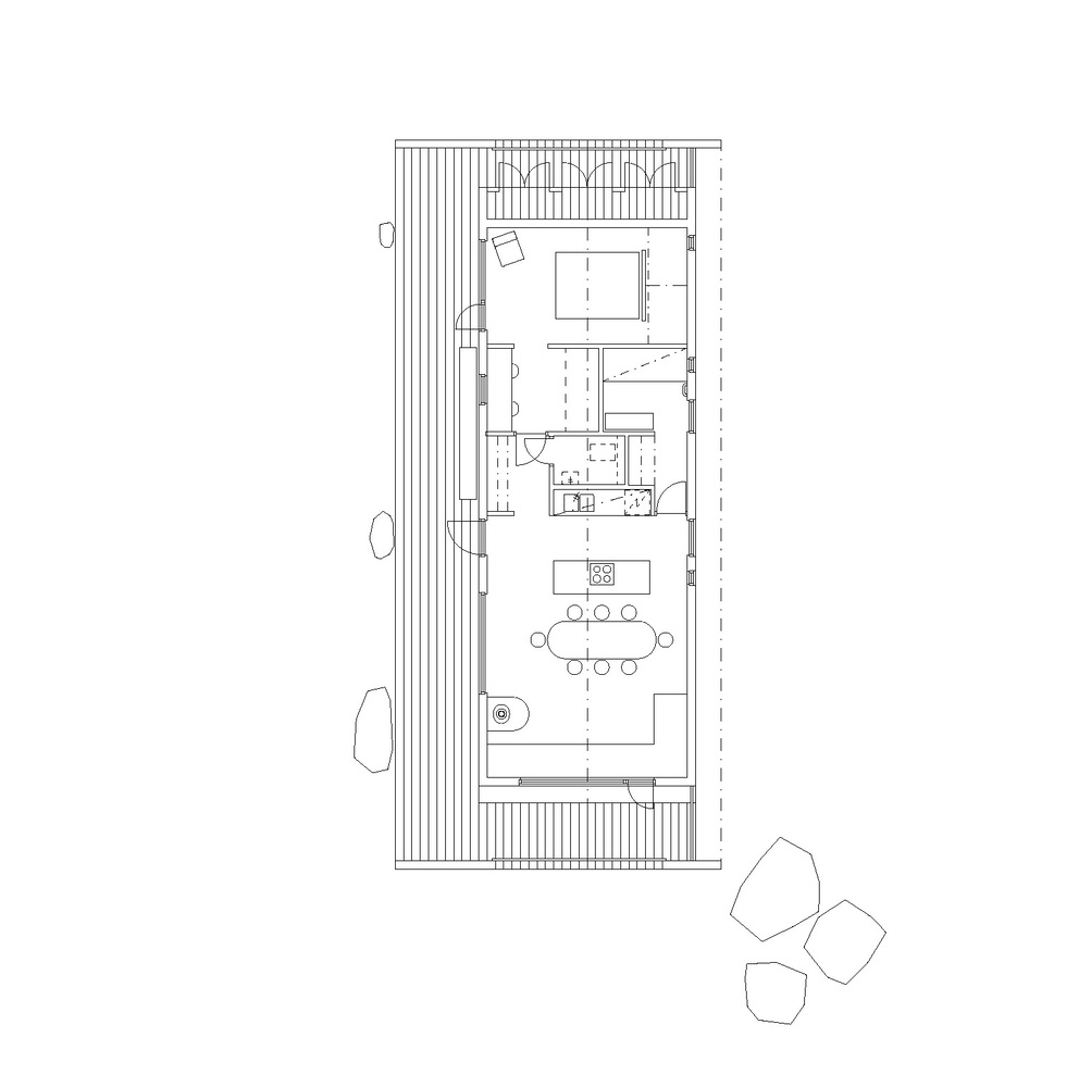 芬兰南部湖中小岛上的夏季度假屋-4