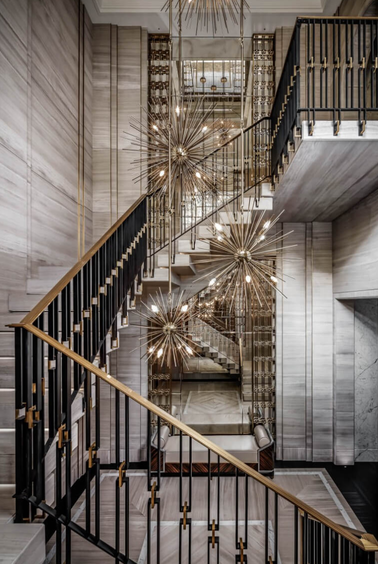 Drake 亿元豪宅揭秘,现代奢华与古典艺术的完美融合-37