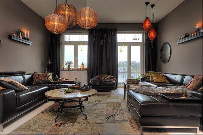 瑞典斯德哥尔摩豪华公寓室内设计-3