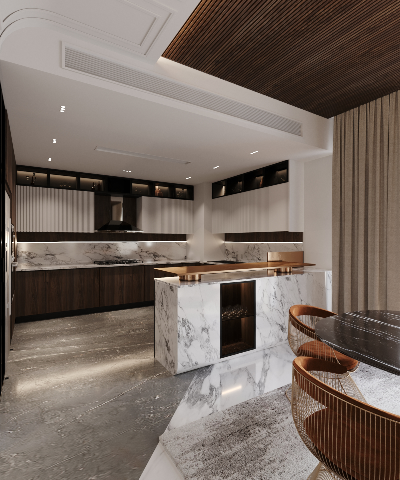 奢华·西高尔夫住宅丨埃及开罗丨MYS Architects-13