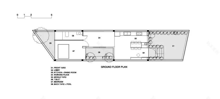 绿色环绕的越南西贡 94 平米住宅设计-56