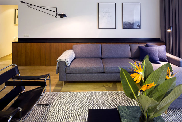 单身公寓的轻工业美学  Bogdan Ciocodeica-0