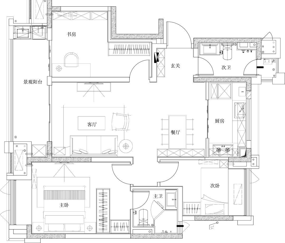 重庆万科城市花园样板间设计丨中国重庆丨深圳市蜜尔室内艺术设计有限公司-29