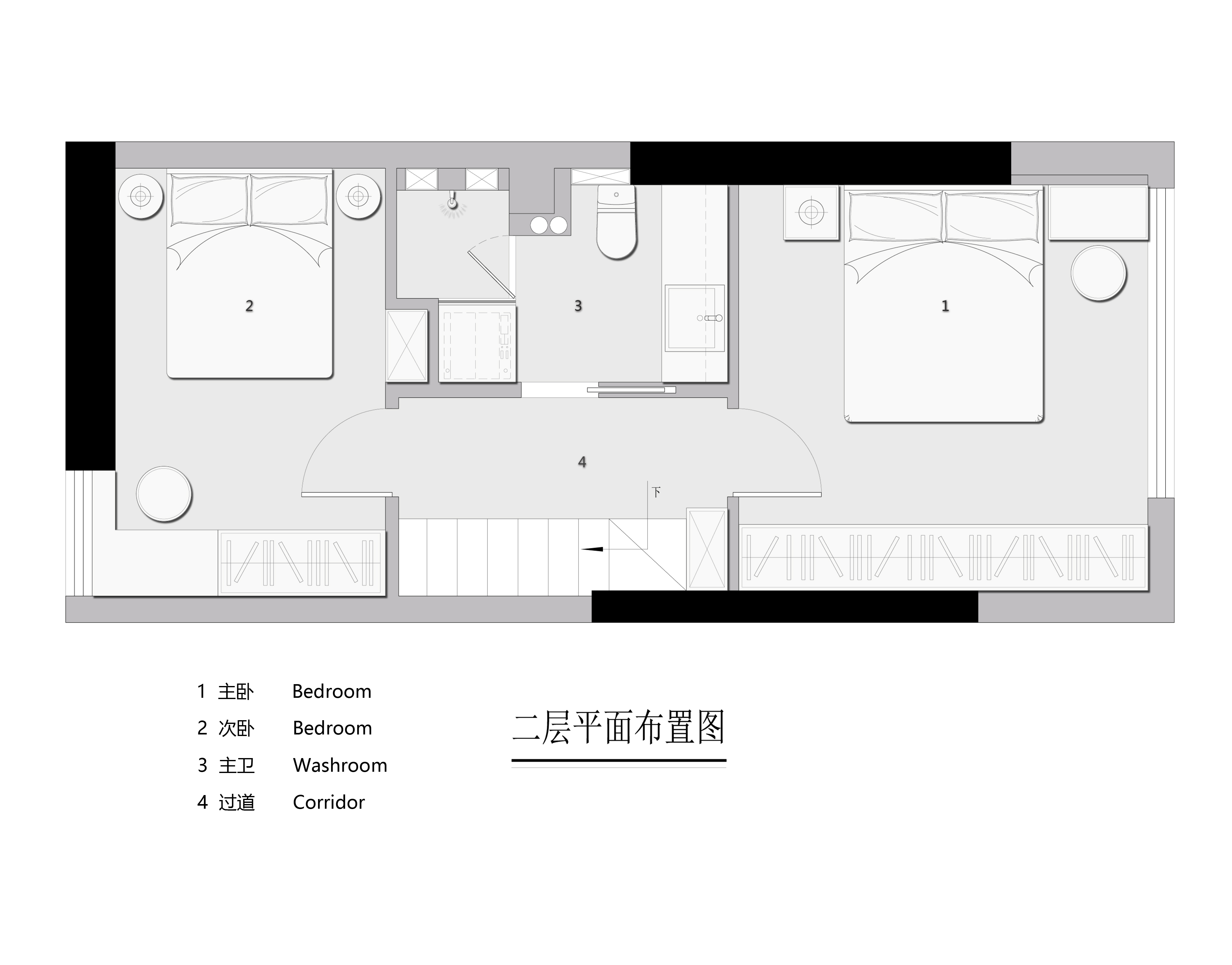 小复式的两居功能宅丨苏的设计-14