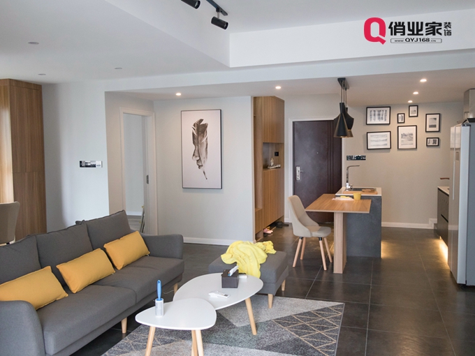 重庆半山华府74平|三居室|现代风格|实景案例-7