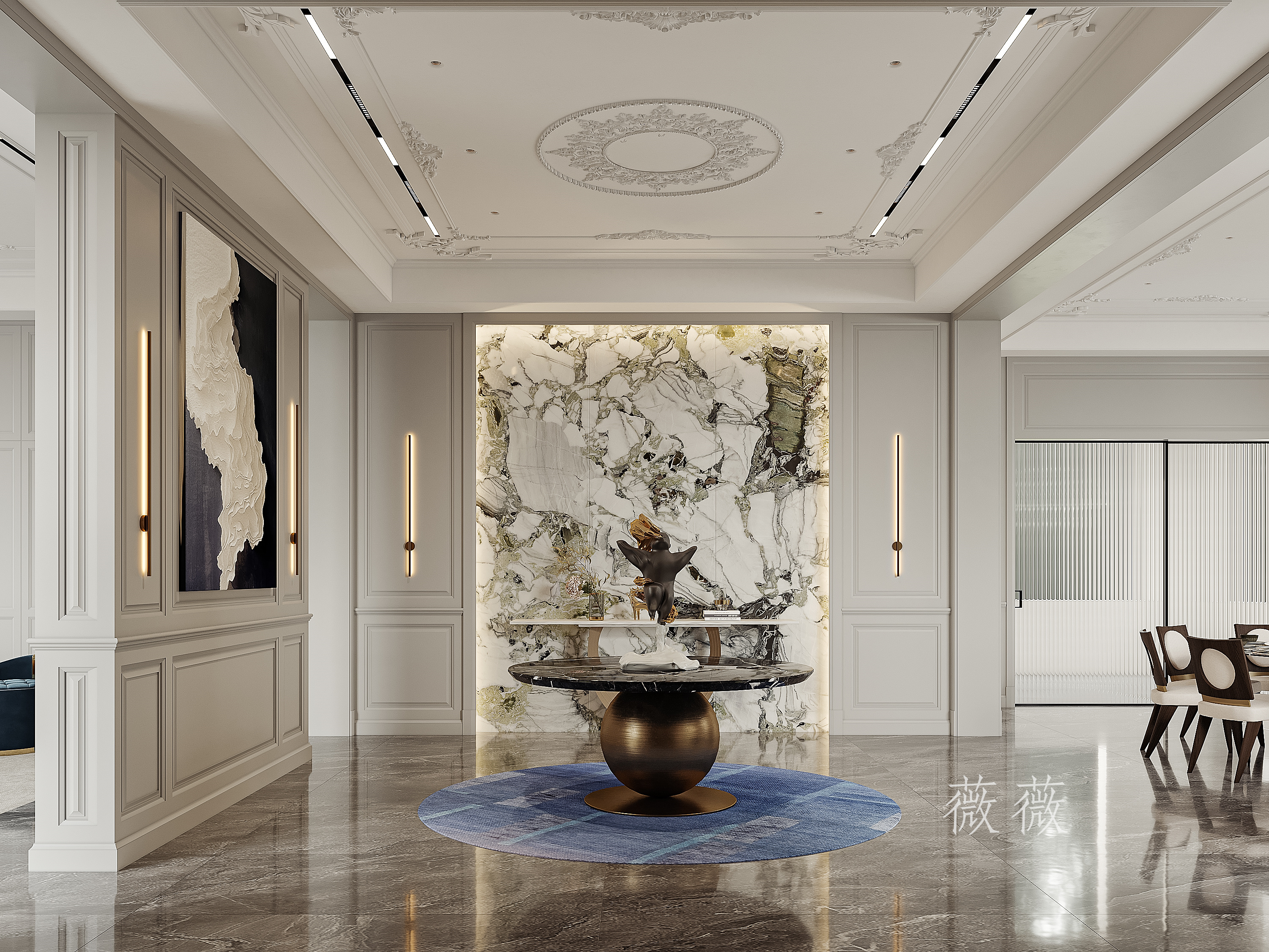 简欧别墅｜​感受优雅欧式浪漫-8