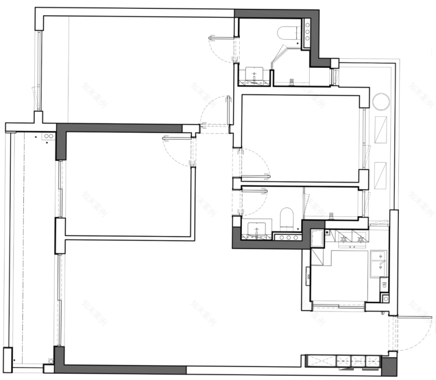 温馨恬淡是寻常 · 杭州金科博翠碧蓝湾精装改造丨中国杭州丨菲拉设计-54