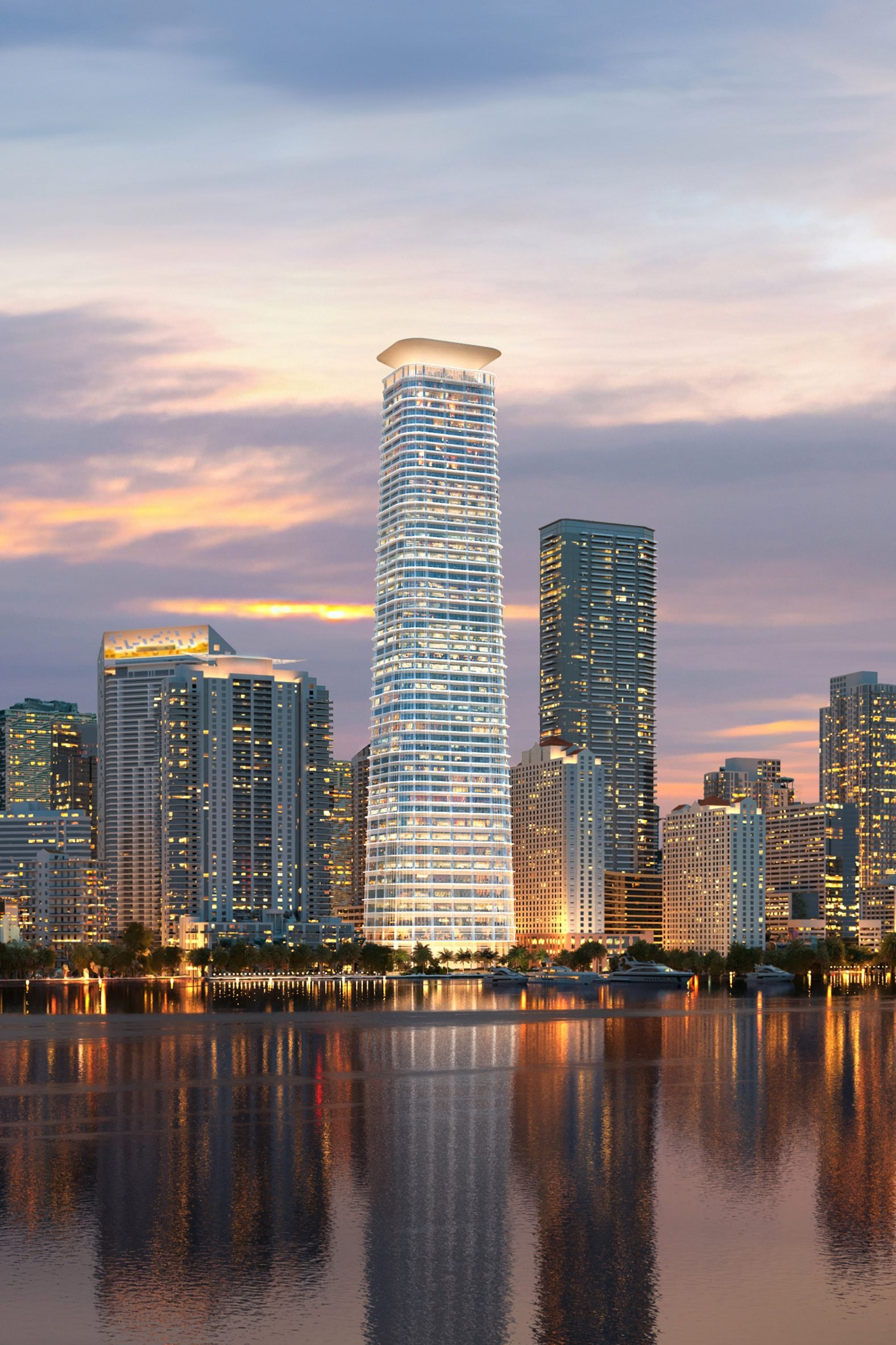 1201 Brickell Bay Drive 超高层摩天大楼丨美国迈阿密丨Foster + Partners-3