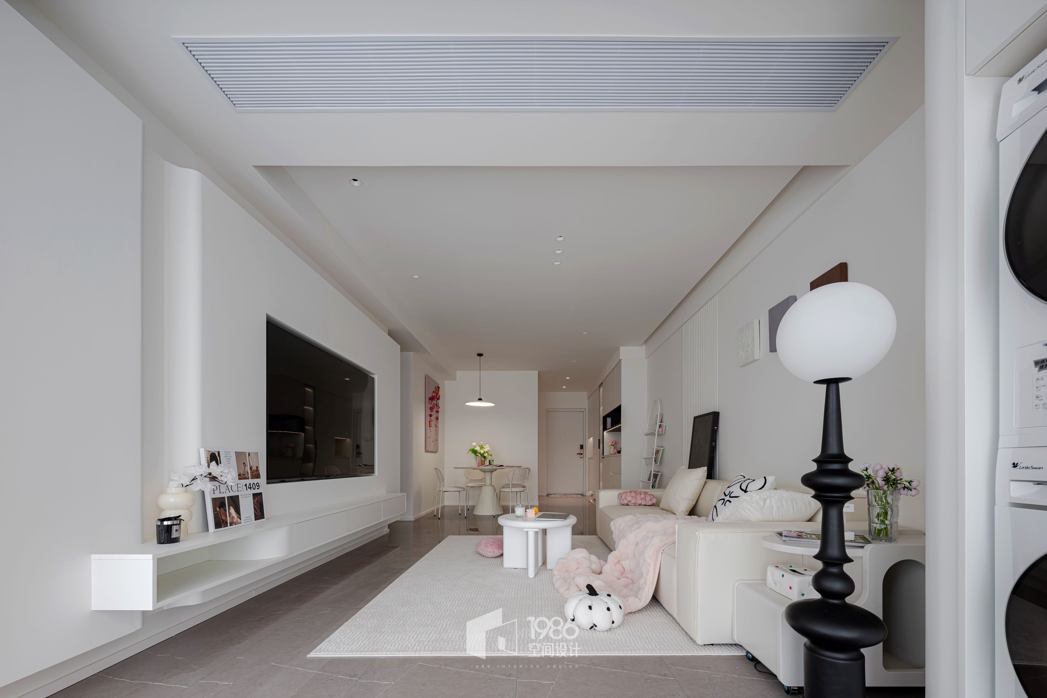 113㎡简约混搭风,一朵正在盛开的奶油玫瑰花丨中国长沙丨黄媛-13