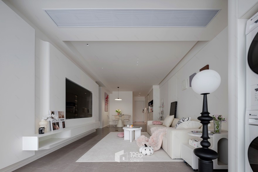 113㎡简约混搭风,一朵正在盛开的奶油玫瑰花丨中国长沙丨黄媛-13