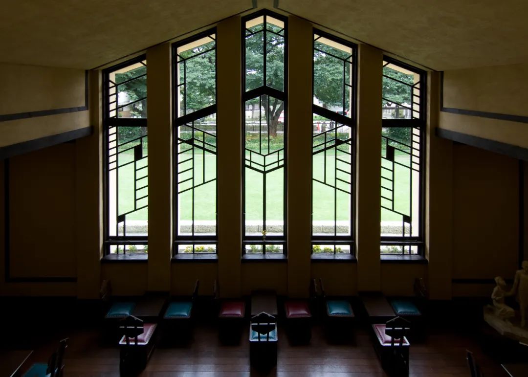 自由学园明日馆丨日本东京丨弗兰克·劳埃德·赖特,远藤新-26