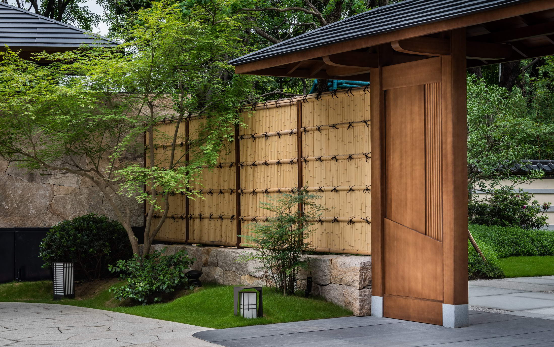 广州合景·臻颐府 | 山水禅意,云峰四谷的景观设计-10