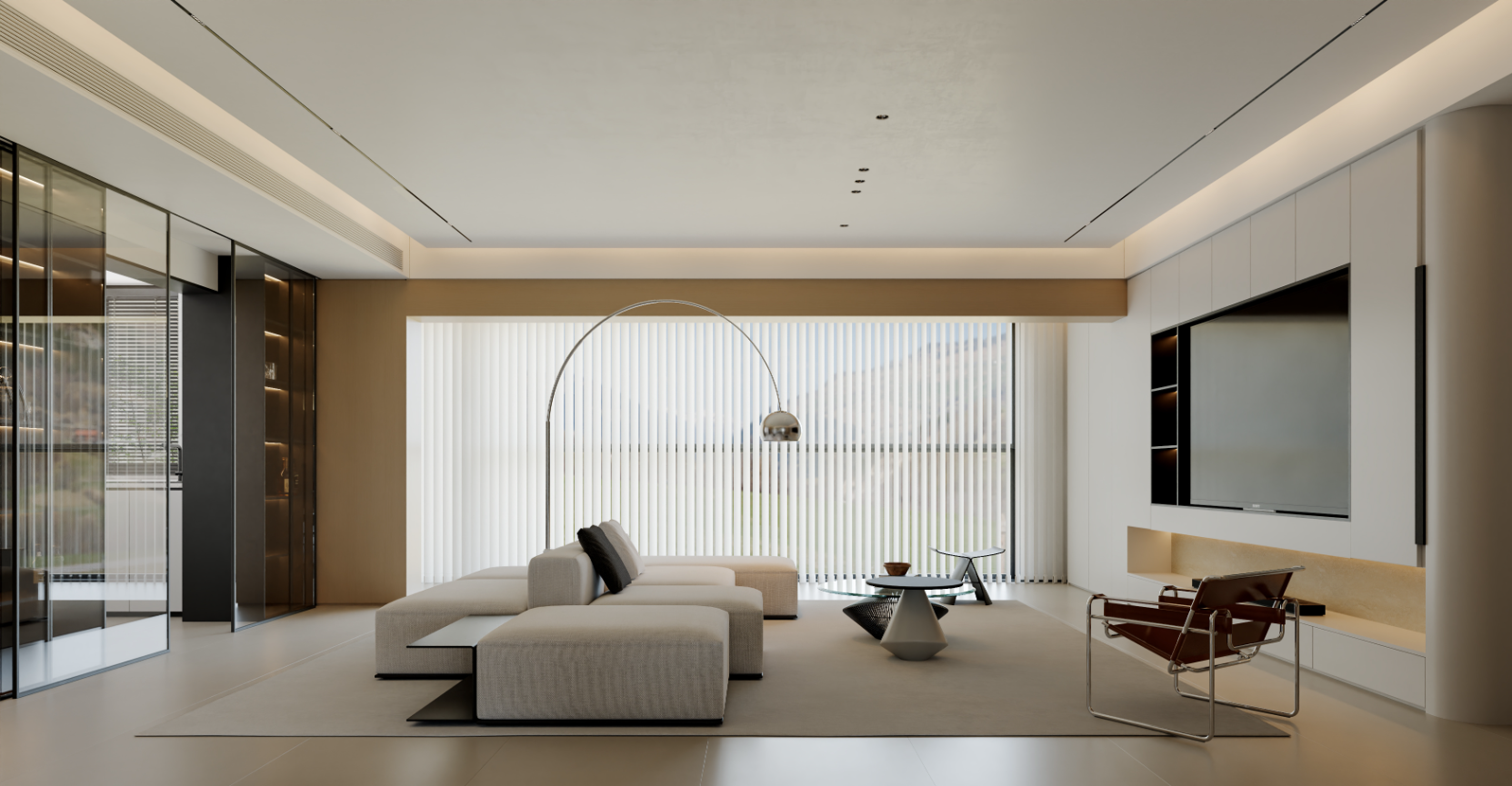 现代简约与自然相融，雅致空间尽显生活美学-1