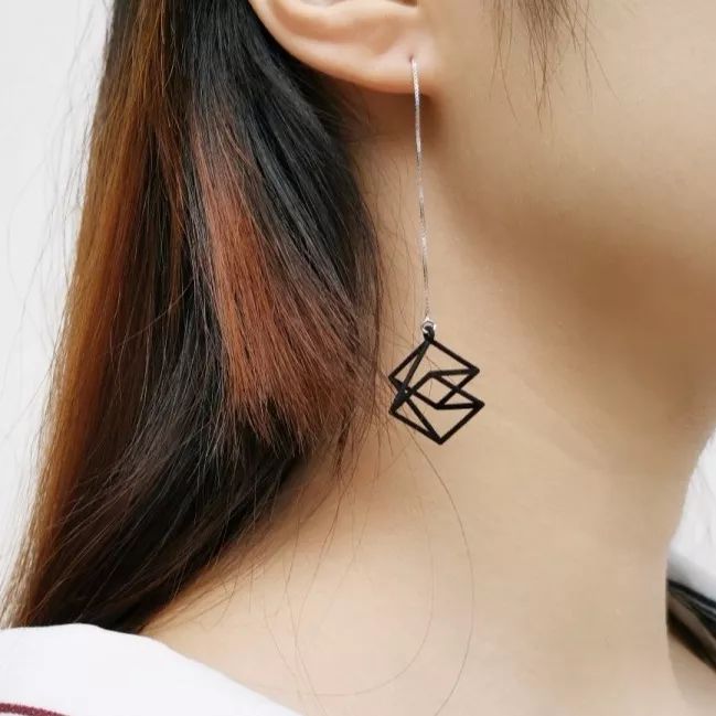3D 打印的立方体魅力——CUBE 系列耳坠-106