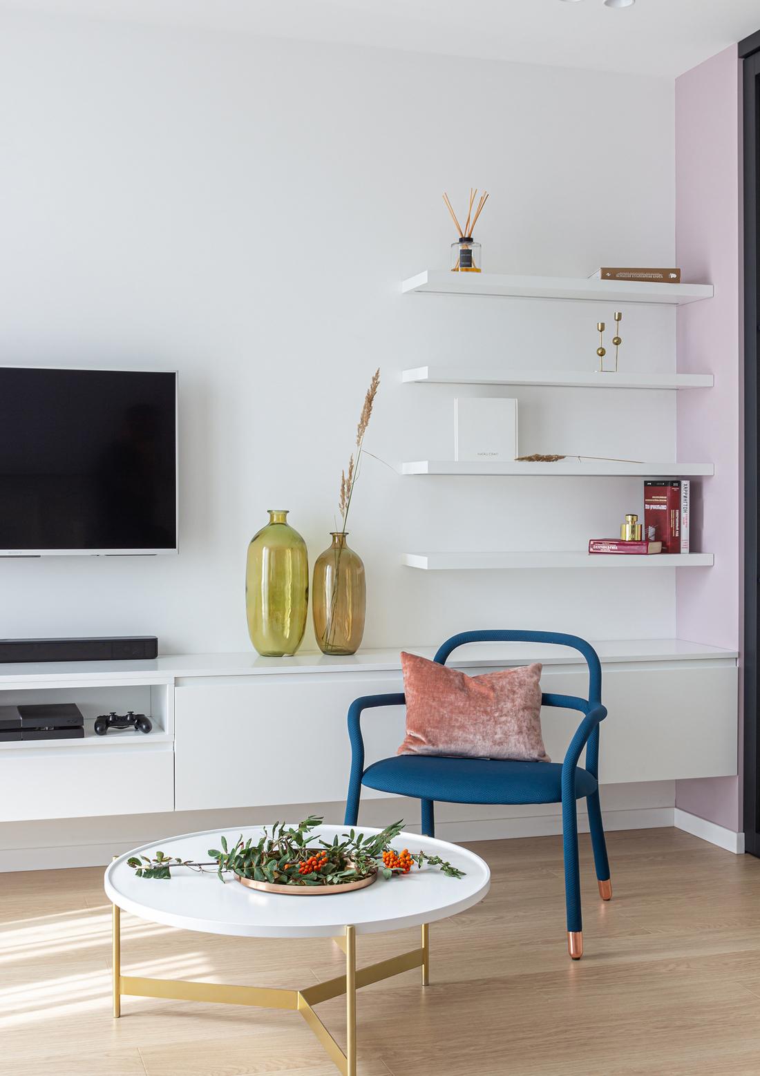 50平米粉红色她与宠物猫的家-9