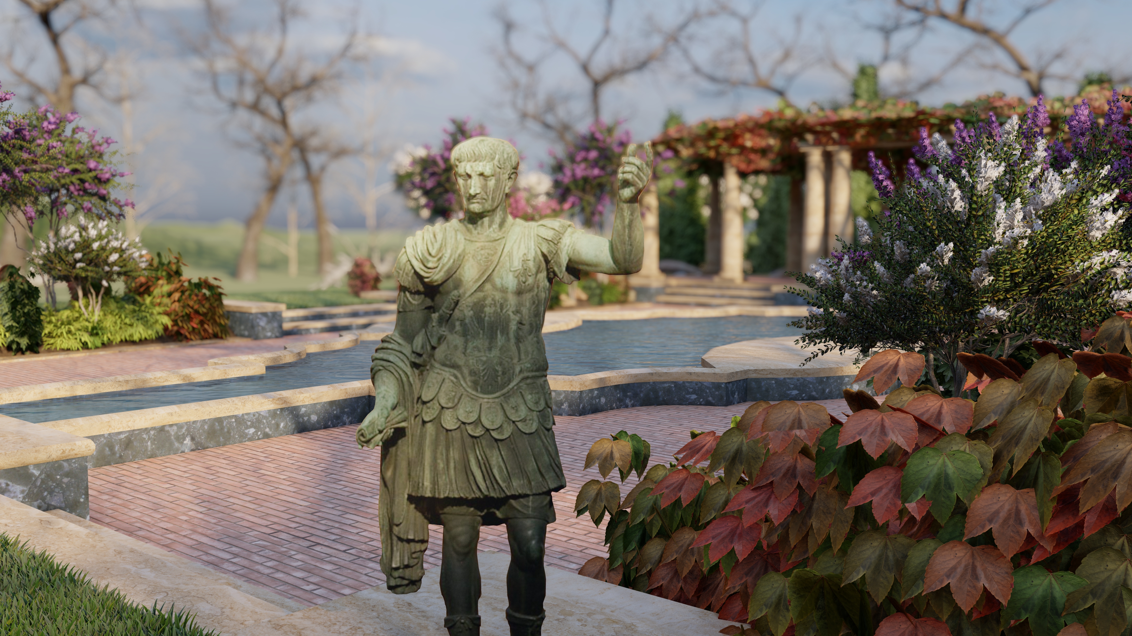 Italian old cities - Florence - Gaming Environment-4