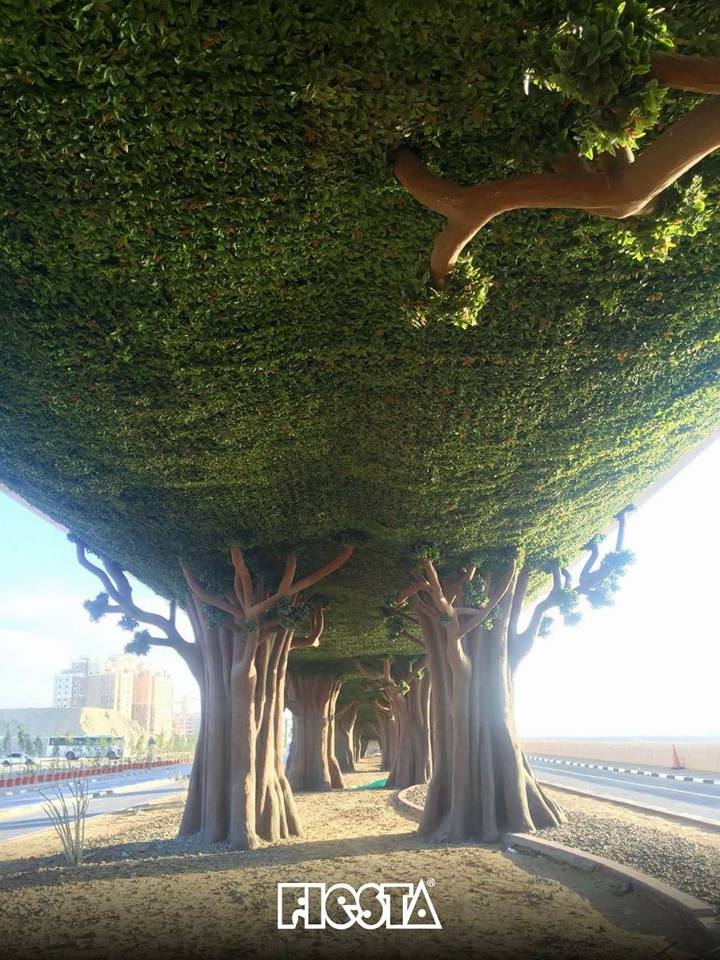 Palm Jumeirah Bridge Jungle Style- Atrium/ UAE-8