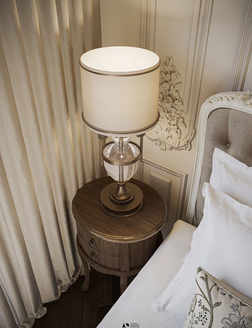 A Classic Symphony: Timeless Luxury Bedroom-17