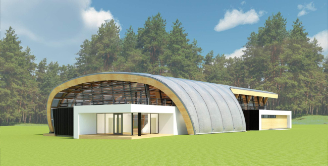 Линия ребра（未明确标准中文译名）·莫斯科州私人健身房丨俄罗斯莫斯科丨ATRIUM建筑工作室-46