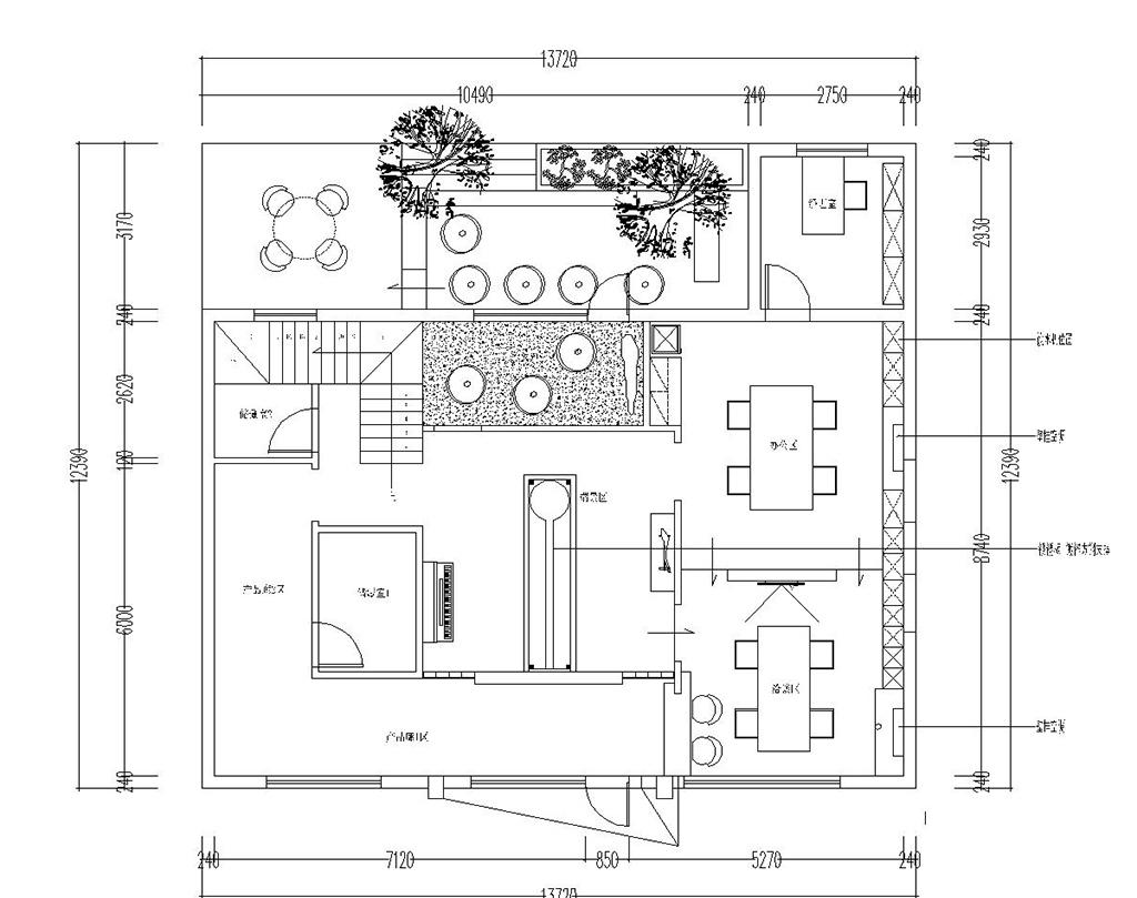 融合艺术与工业风的 119㎡现代简约之家-2