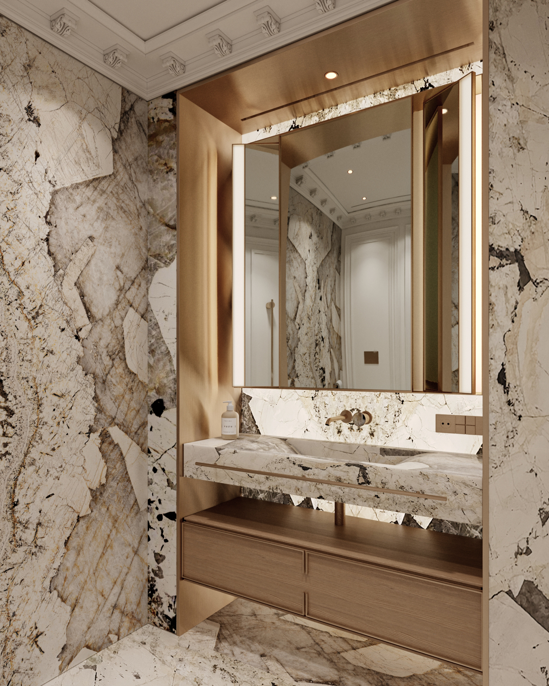 Guest Bathroom | Interior VISUALIZATION | 3D RENDER-11