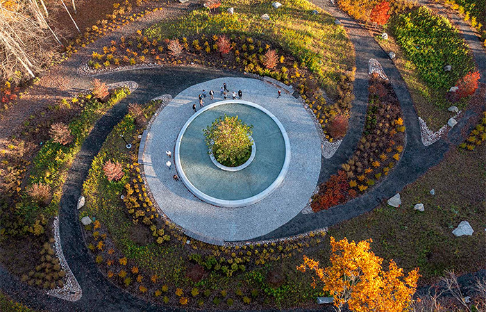 桑迪胡克“林间空地”纪念园丨美国康涅狄格丨SWA Group-4