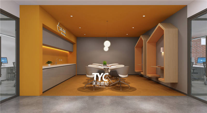 佳美纸厂孵化器现代工业风设计，打造高效办公空间-2