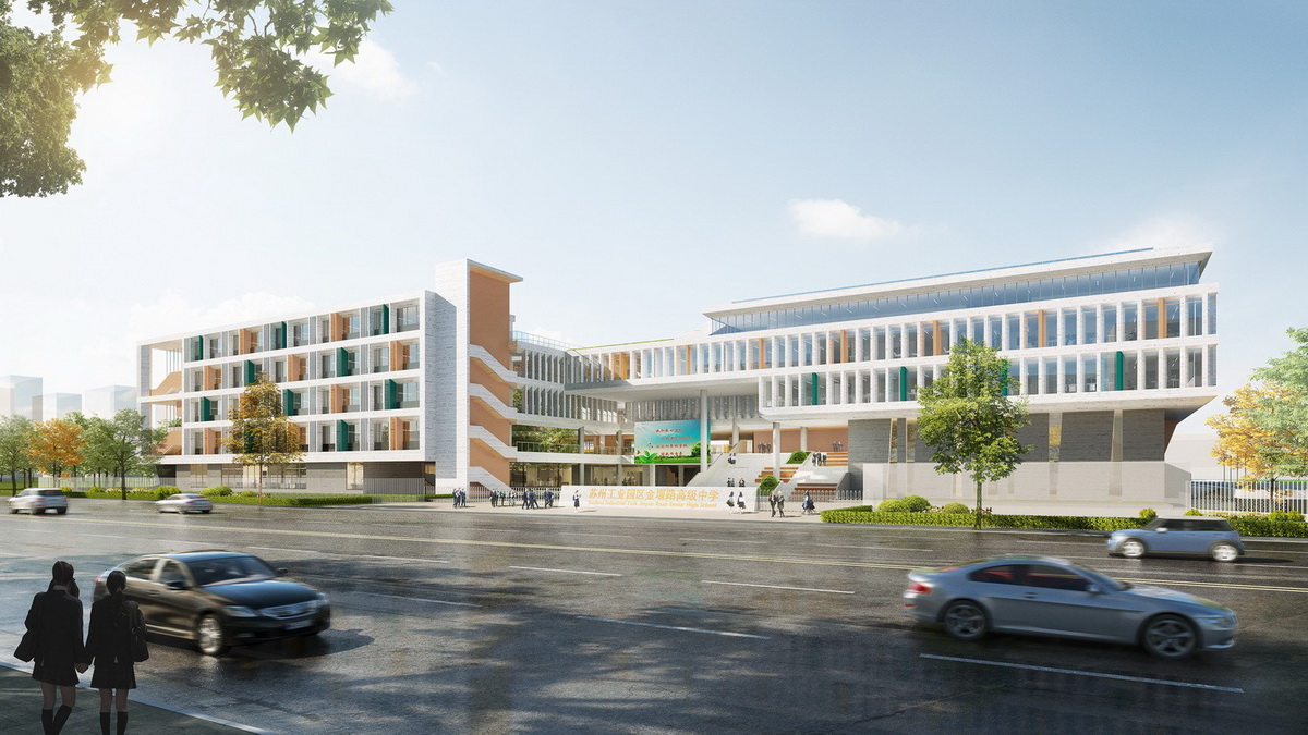 苏州金堰路高中丨中国苏州丨简和建筑-25