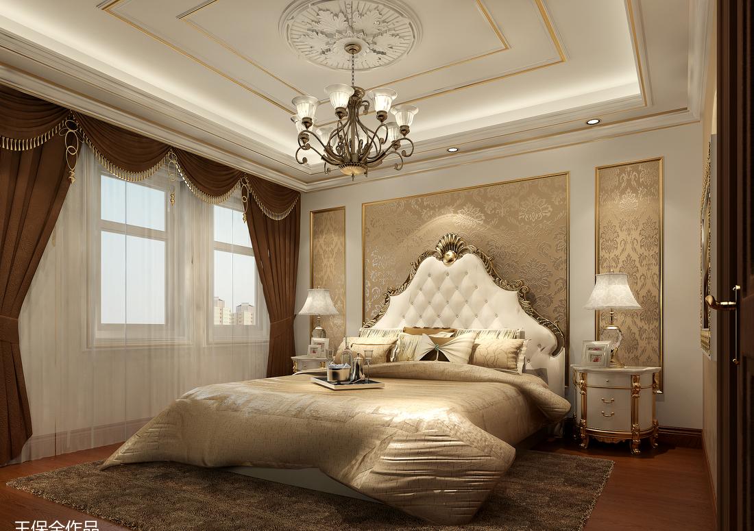 潮白河孔雀城·欧式宫廷风格室内设计-12