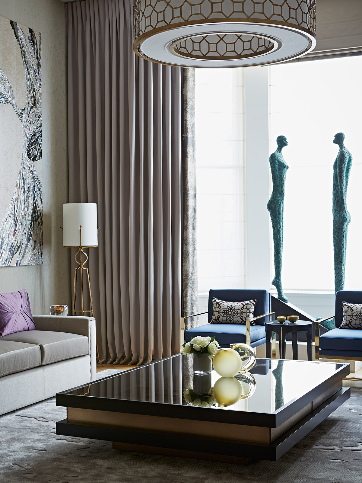 TH现代奢华时尚样板房室内装饰设计图片资料软装设计意向方案素材-6-33