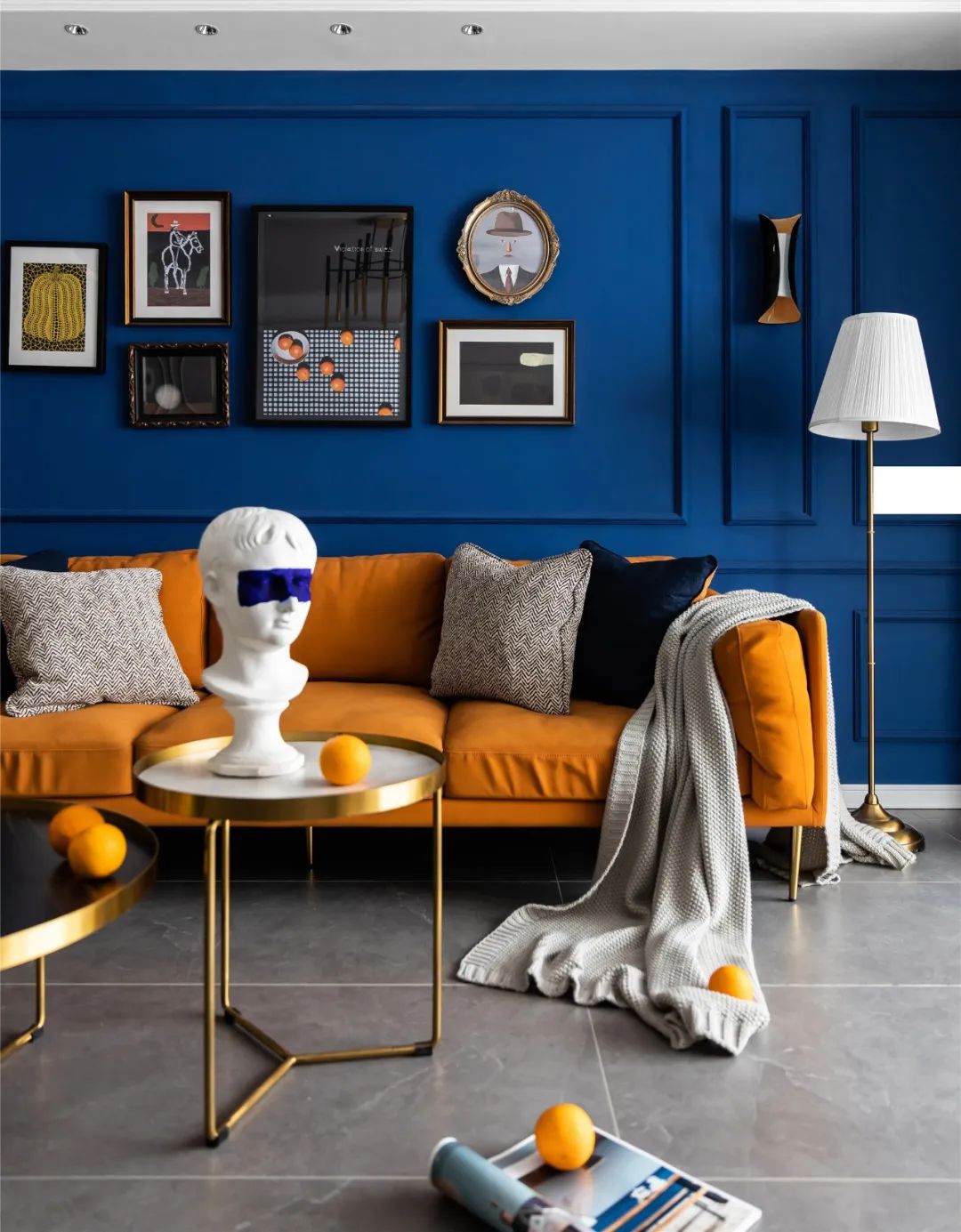 奇幻之家 | 蓝橙激情碰撞的梦幻空间-8