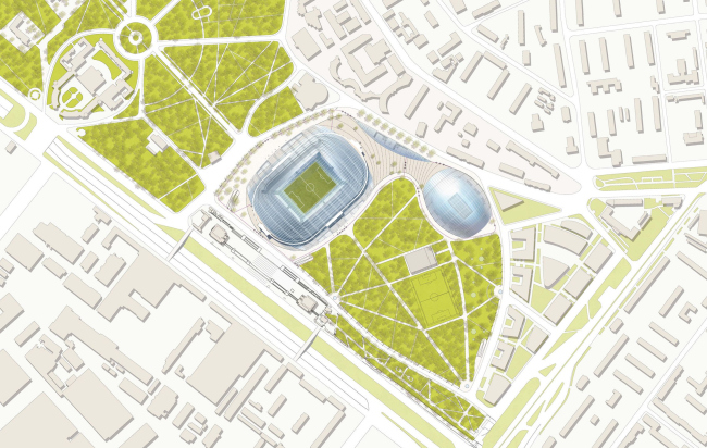 ВТБ Арена парк· 重建“迪纳摩”体育场项目丨俄罗斯莫斯科丨ABD architects等多家国内外团队-84