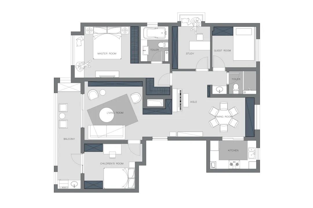 《风生》现代轻奢家居，温馨中见格调-3