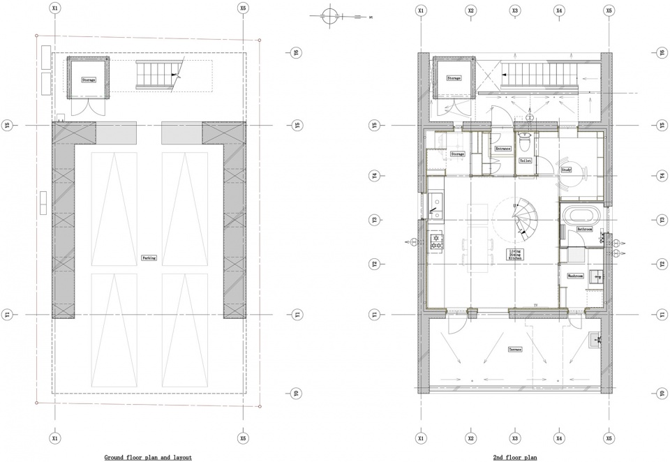 名古屋城附近的混凝土住宅-48