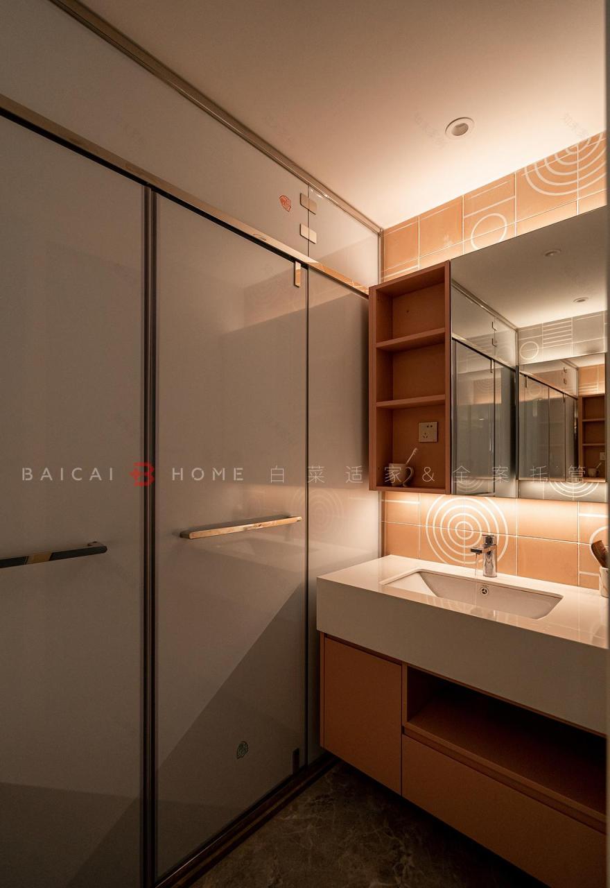 珠海板樟山新中式家居,三代同堂的东方美学之家-74