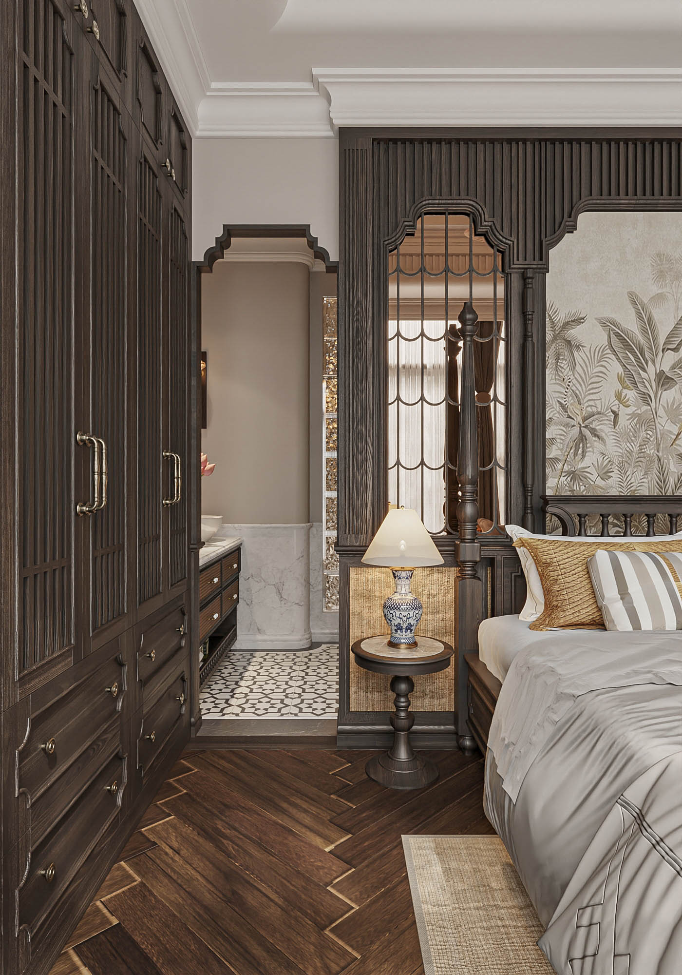 INDOCHINE 主卧丨越南河内-8