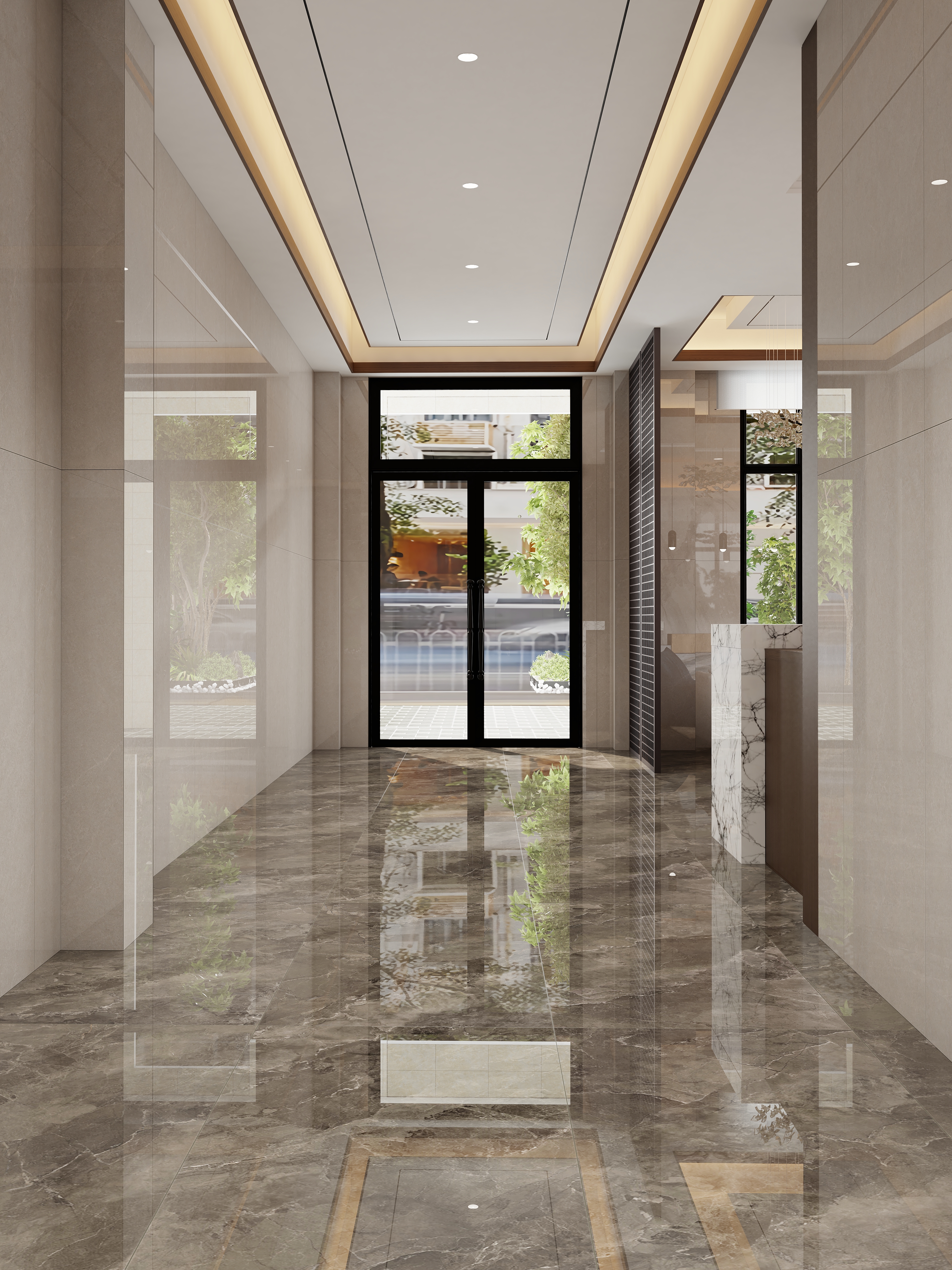 乡镇酒店设计之：一楼大堂-3