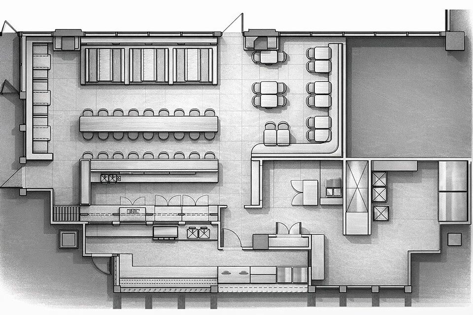 社交总部咖啡馆与小酒馆丨加拿大魁北克丨blanchette archi.design-50