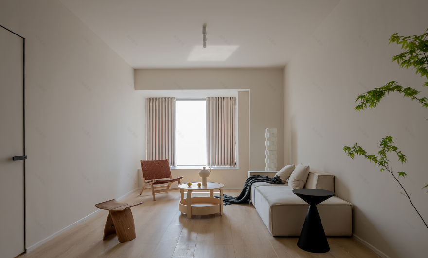 90㎡现代诧寂私宅丨中国重庆丨涛墨设计-3