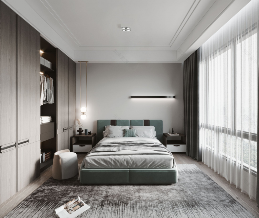 高铁壹号现代简约家居丨鼎墅设计-27