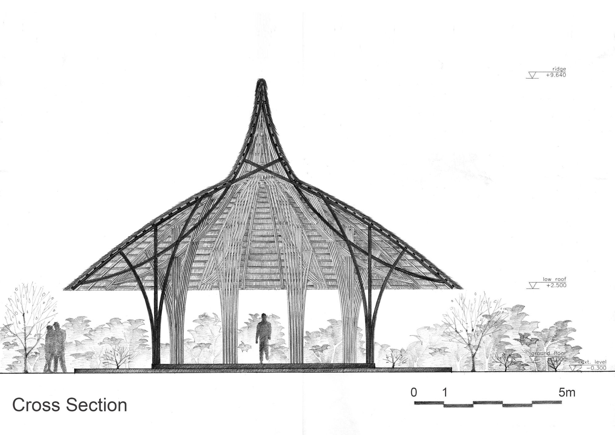 BAMBOO LONG HOUSE RESTAURANT | BAMBUBUILD - ARCH2O-17