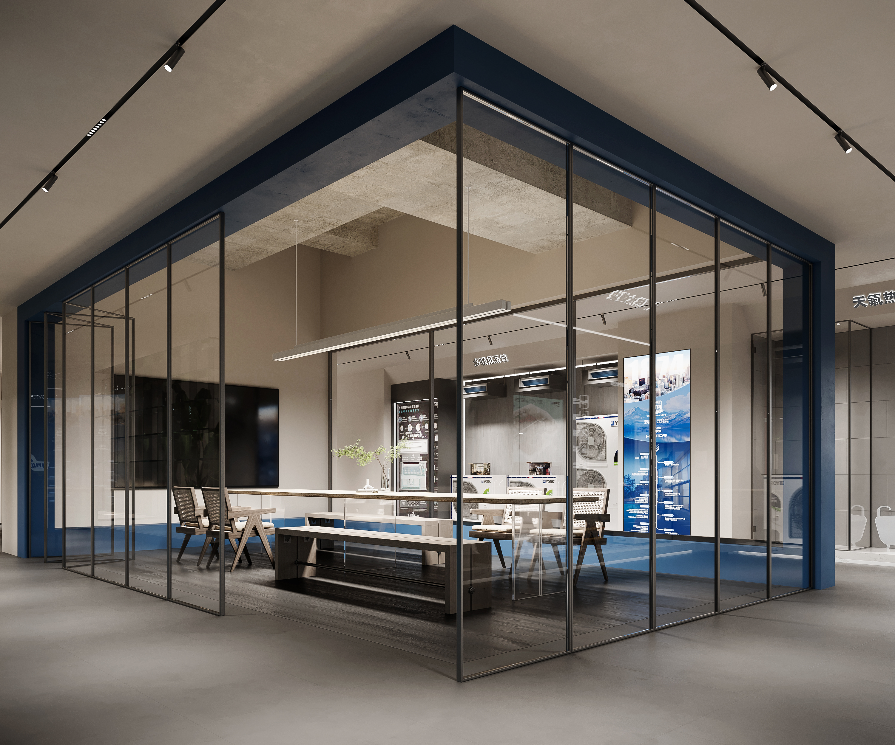 长沙约克 VRF 暖通展厅设计丨中国长沙丨周笙笙全案设计工作室-14