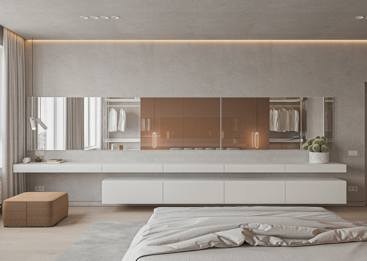 110㎡浅色系住宅设计-29