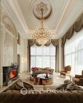 SACUCCI案例赏析·武汉·传世大宅·将优雅刻进空间丨中国武汉丨刘洋（空间设计师）,刘劲旅（木作设计师）