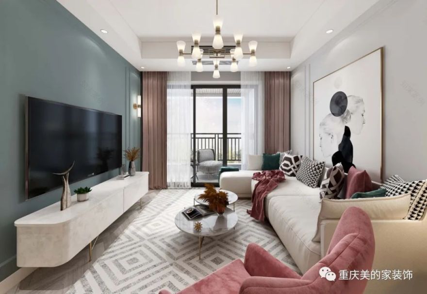 龙湖悠澜 142㎡莫兰迪色暖居,高级感与温馨并存-9